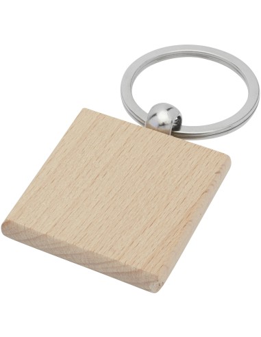 Llavero cuadrado de madera de haya Personalizada 66118121