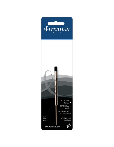 Waterman recambio de bolígrafo (tinta negra) Personalizado 66420006