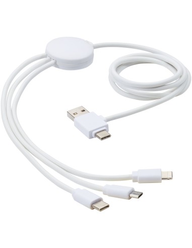 Cable de carga 5 en 1 con aditivo antibacteriano Personalizado 66124184