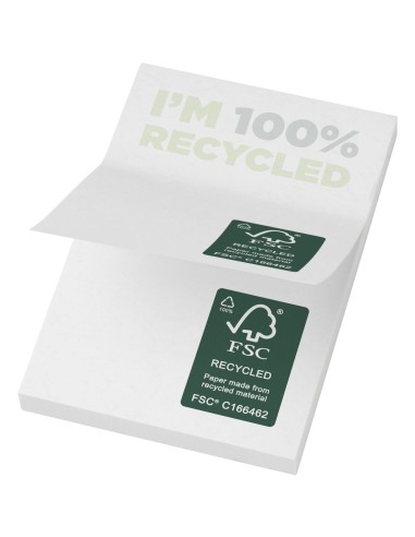 Bloc de notas adhesivas de papel reciclado de 50 x 75 mm Personalizado 6621285