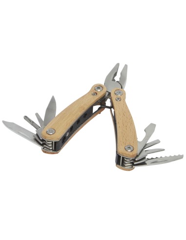 Multiherramienta mediana de 12 funciones con mango de madera Personalizada 66104508
