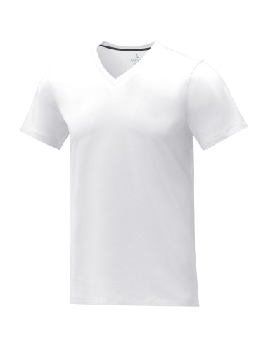 Camiseta de manga corta y cuello en V para hombre Personalizado 6638030