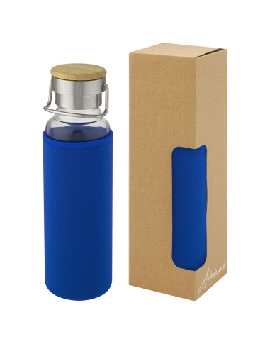 Botella de vidrio borosilicato con funda de neopreno de 660 ml Personalizado 66100696