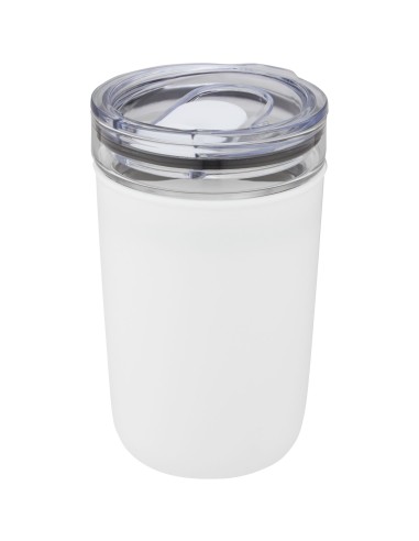 Vaso de vidrio de 420 ml con pared exterior de plástico reciclado Personalizado 66100675