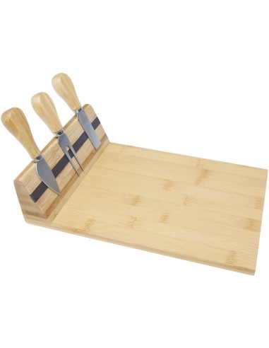 Tabla de quesos imantada con acesorios de bambú Personalizado 66113302