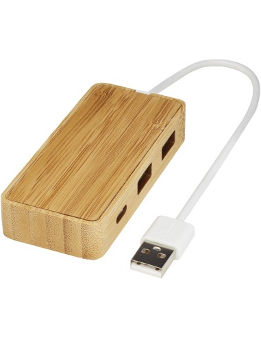 Hub USB de bambú Personalizado 66124306