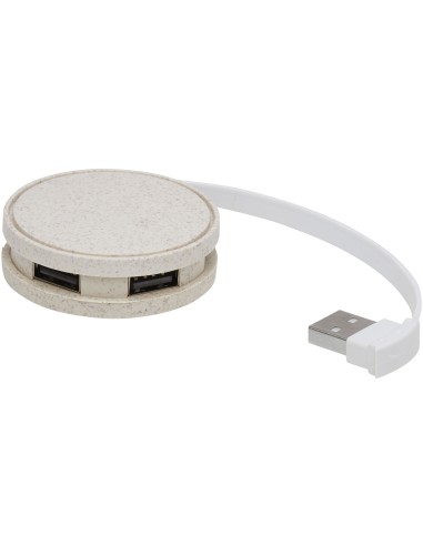 Hub USB de paja de trigo Personalizado 66124309