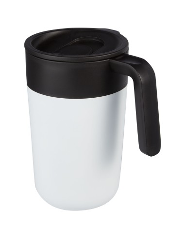 Taza de 400 ml con doble pared reciclada Personalizada 66100731
