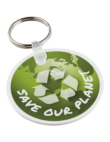 Llavero reciclado en forma de círculo Personalizado 66210475