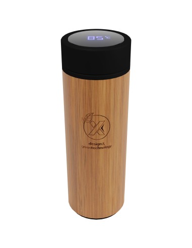 Botella inteligente de bambú de 500 ml Personalizado 662PX056