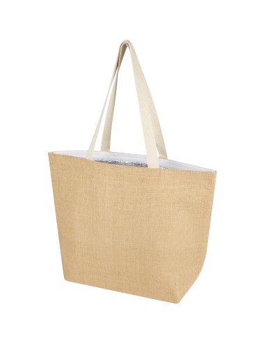 Bolsa Tote isotérmica de yute de 300 g/m² de 12 L Personalizado 66120675