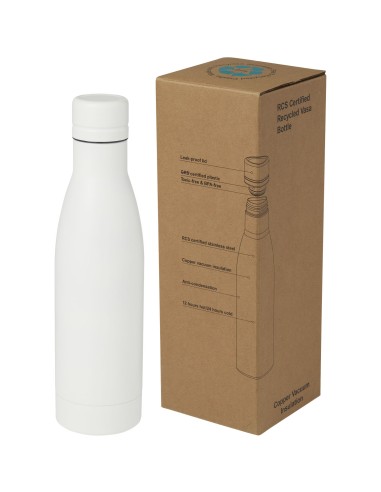 Bidón con aislamiento al vacío de 500 ml de cobre de acero inoxidable reciclado con certificación RCS Personalizado 66100736