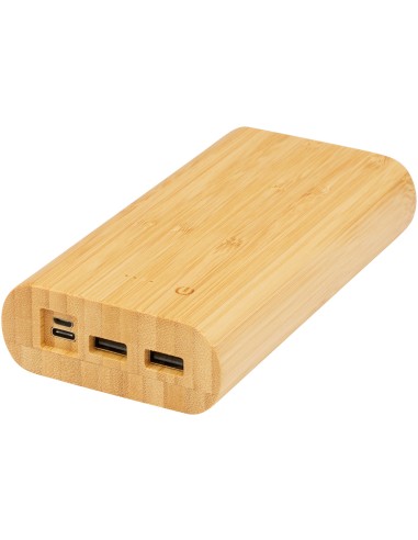 Batería externa de 20,000 mAh de bambú Personalizado 66124324