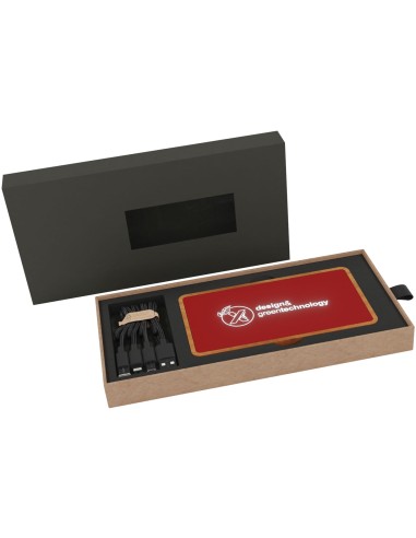 Batería externa inalámbrica luminosa de 5000 mAh Personalizado 662PX059