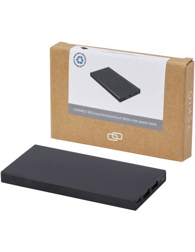 Batería externa de 5000 mAh en aluminio reciclado Personalizado 66124349