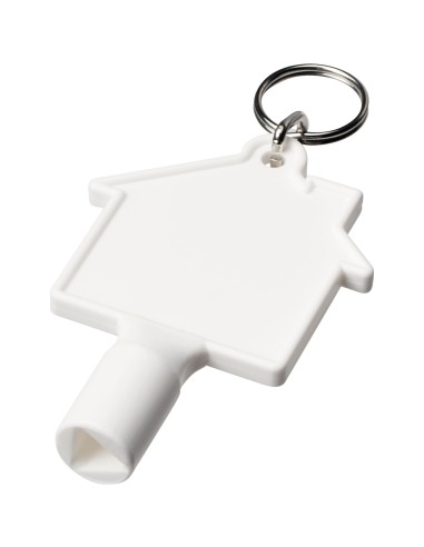 Llavero de material reciclado con forma de casa Personalizada 66210195