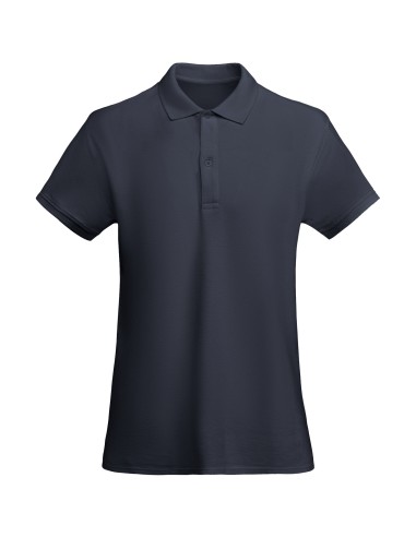 Polo de manga corta para mujer algodón orgánico Personalizado 66R6618