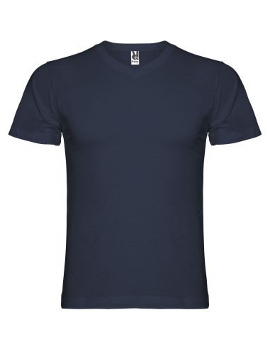Camiseta de cuello de pico de manga corta para hombre Personalizado 66R6503