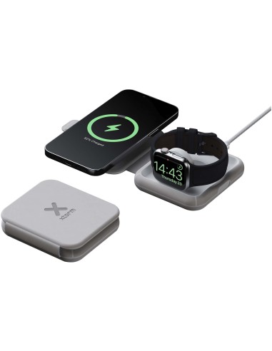 Cargador de viaje inalámbrico 2 en 1 plegable de 15 W Personalizado 66124404