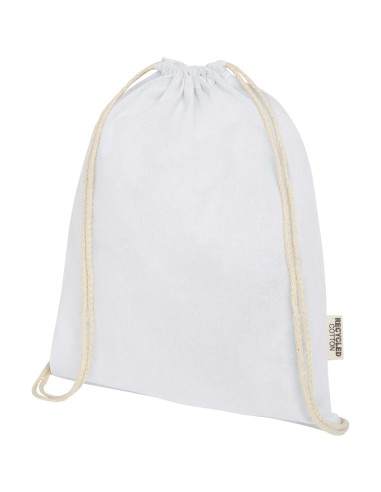 Bolsa con cordón de algodón reciclado GRS de 140 g/m² Personalizado 66120735
