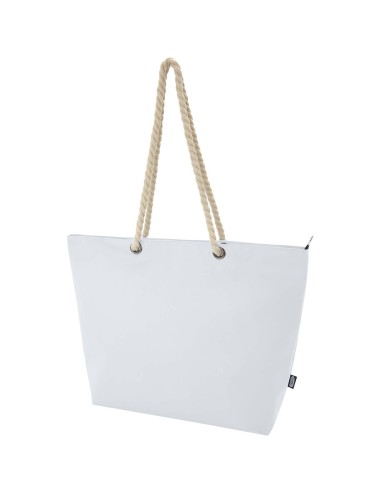 Bolsa de playa refrigeradora de material reciclado GRS con asas de cuerda 23L Personalizado 66130079