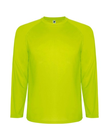 Camiseta deportiva infantil Montecarlo de manga larga Personalizada 66K0415