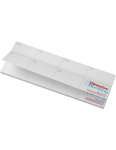 Libreta con notas adhesivas de material reciclado con planificador impreso Personalizado 6621297