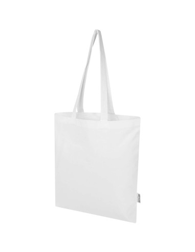 Bolsa Tote de 7 L de algodón reciclado de 140 g/m² con certificado GRS Personalizado 66120760