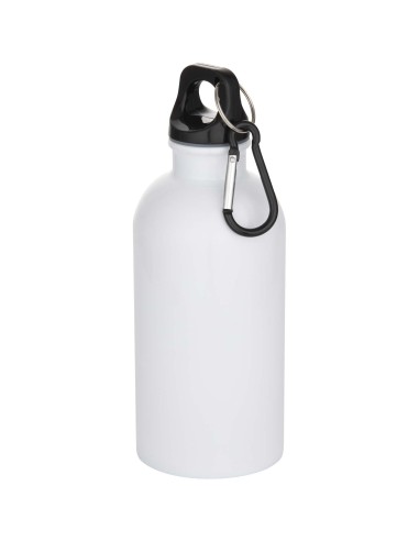 Botella de 400 ml de acero inoxidable con certificado RCS de una sola pared con sublimación y mosquetón Personalizado 66100873
