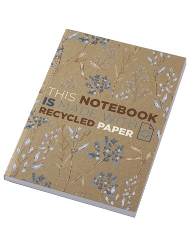 Libreta A5 de tapa blanda craft con 100 hojas de papel reciclado Personalizado 66210264