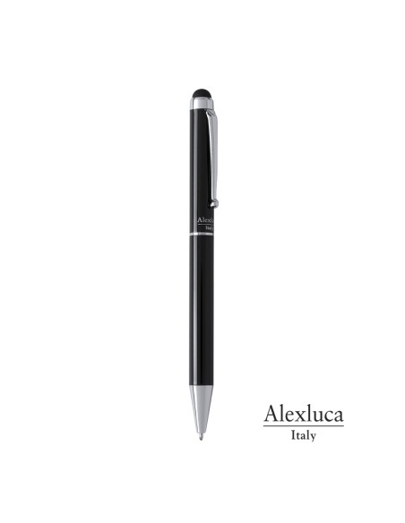 Bolígrafo puntero metálico negro personalizado | Goodie