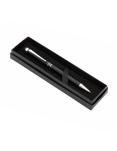 Bolígrafo puntero metálico negro personalizado | Goodie