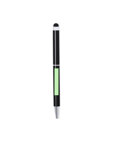 Bolígrafo puntero metálico negro personalizado | Goodie