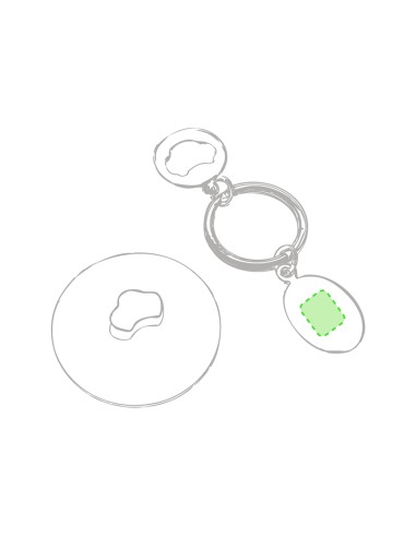 Llavero moneda personalizado en metal | Goodie