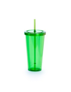 Vaso de Plástico con Pajita a Juego | Goodie
