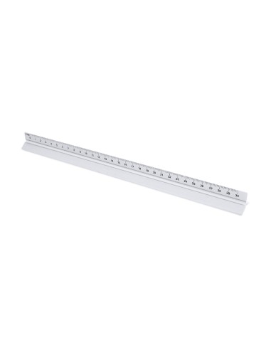 Escalímetro de aluminio triangular de 30 cm