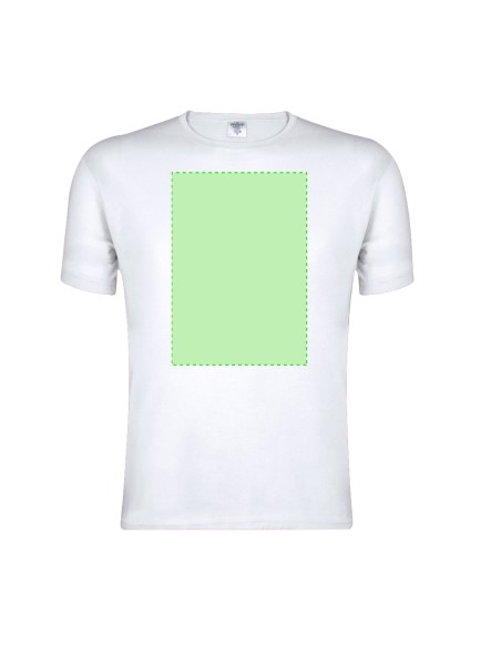 Camiseta blanca 180g personalizada | Goodie