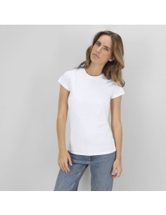 Camiseta Mujer Blanca "keya" Personalizada 85867