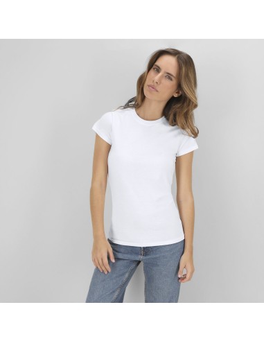 Camiseta Mujer Blanca "keya" Personalizada 85867