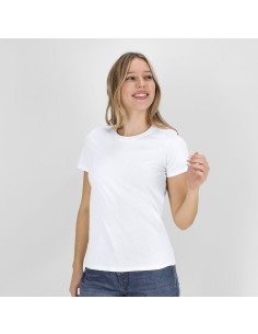 Camiseta Mujer Blanca "keya" Personalizada 85869