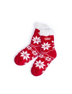 Calcetines navideños antideslizantes personalizados para regalo de empresa