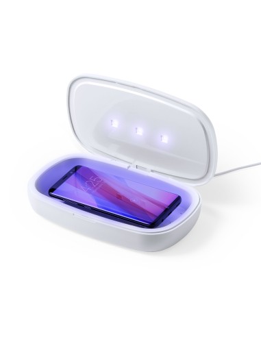 Caja esterilizadora UV-C con cargador inalámbrico | Goodie