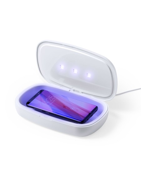 Caja esterilizadora UV-C con cargador inalámbrico | Goodie