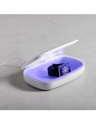 Caja esterilizadora UV-C con cargador inalámbrico | Goodie