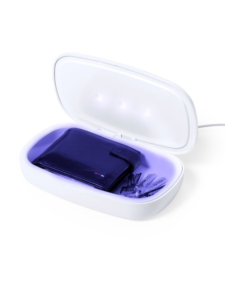 Caja esterilizadora UV-C con cargador inalámbrico | Goodie