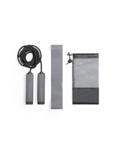 Set de Fitness con Goma Elástica y Comba | Goodie