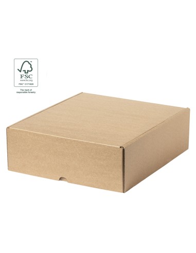 Caja de cartón corrugado FSC en formato XL