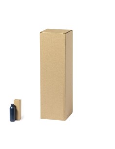 Caja de presentación para botellas de cartón reciclado personalizada
