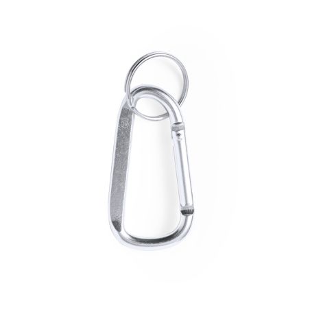 Mosquetón de Aluminio Reciclado con Anilla Llavero | Goodie