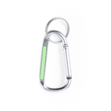 Mosquetón de Aluminio Reciclado con Anilla Llavero | Goodie
